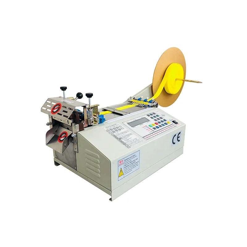 PFL-490 Factory Fabric Leather Roll Cotton Automatic Zipper Tape Cutting Machine