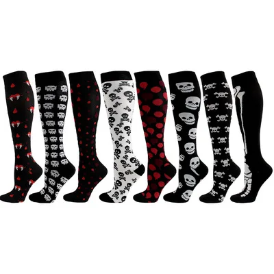 
Graduated Medical Unisex Socks Custom 20-30 Mmhg Knee High compression Sport Socks And Stockings For Men 