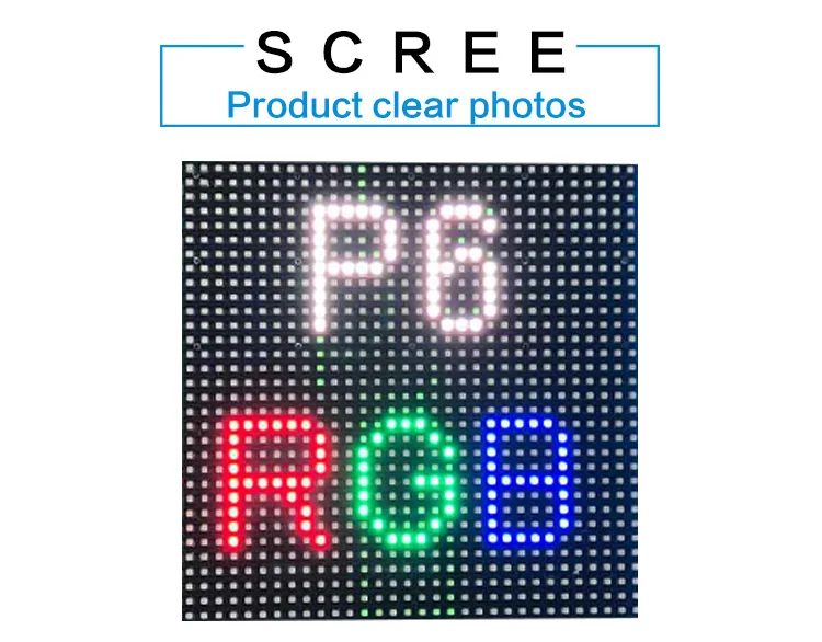 64x64  LED sign RGB P6 led module video wall P2.5 P3 P4 P5 P6 P8 P10 outdoor screen full color display