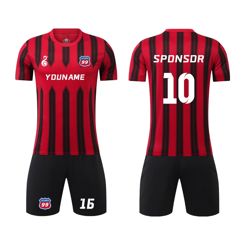 Wholesale Custom Soccer Jersey Adult Kids Boy DIY Football Uniform Set Suits Short Men Football Kits Tracksuit Training Suits