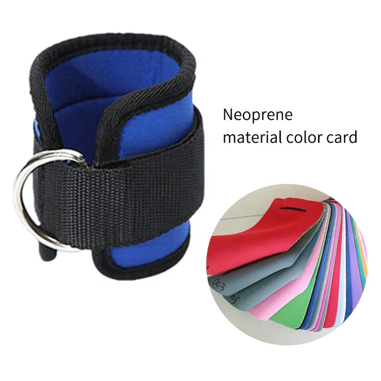 Hot Sale High Quality Soft And Comfortable Adjustable Gym Neoprene Fitness Cushion Ankle Strap