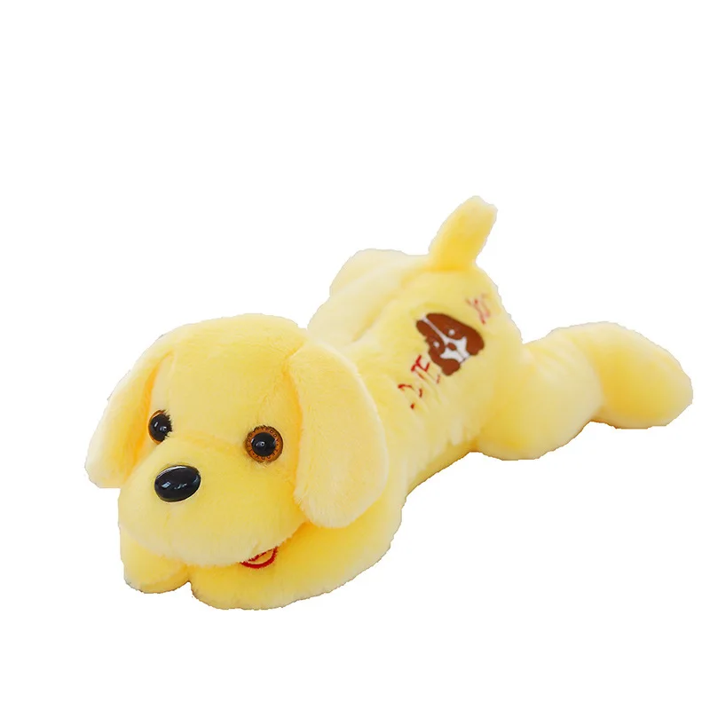 LED light cute dog big head dog plush toys doll will light plush toys stuffed soft puppy toys