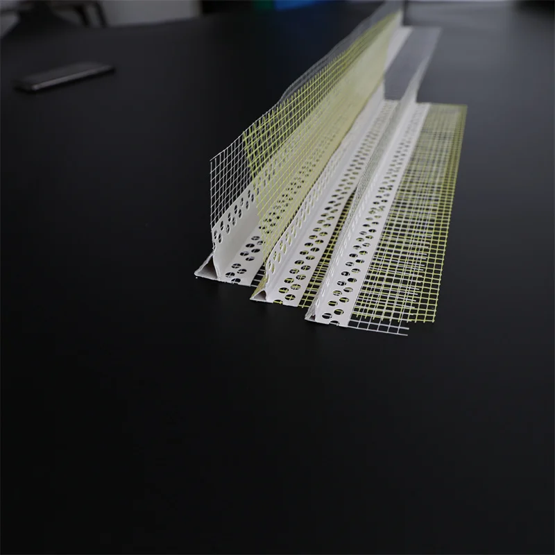 Pvc Bead With Fiberglass Mesh Gypsum Board Tile Types For Plastering Metal Strip Aluminium Drywall Corner Guards