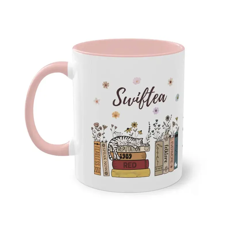 2024 new design Custom 3d Sublimation Print White Ceramic Mug Luxury Travel Christmas TS Swiftea Album Coffee Mug