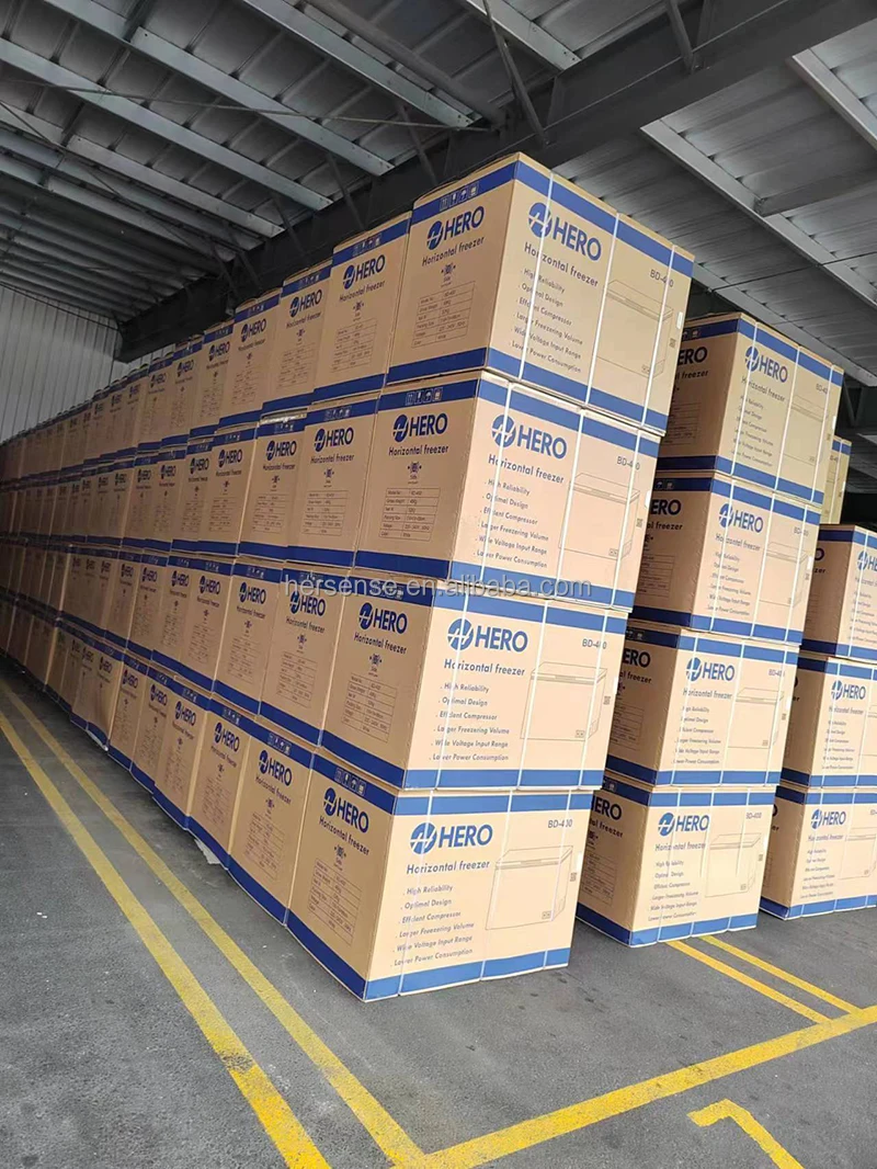 Africa Large Chest Freezer 400L Deep Cheap Price Horizontal Ice Refrigerator For Home or Commercial Use Cold Store 220v energy