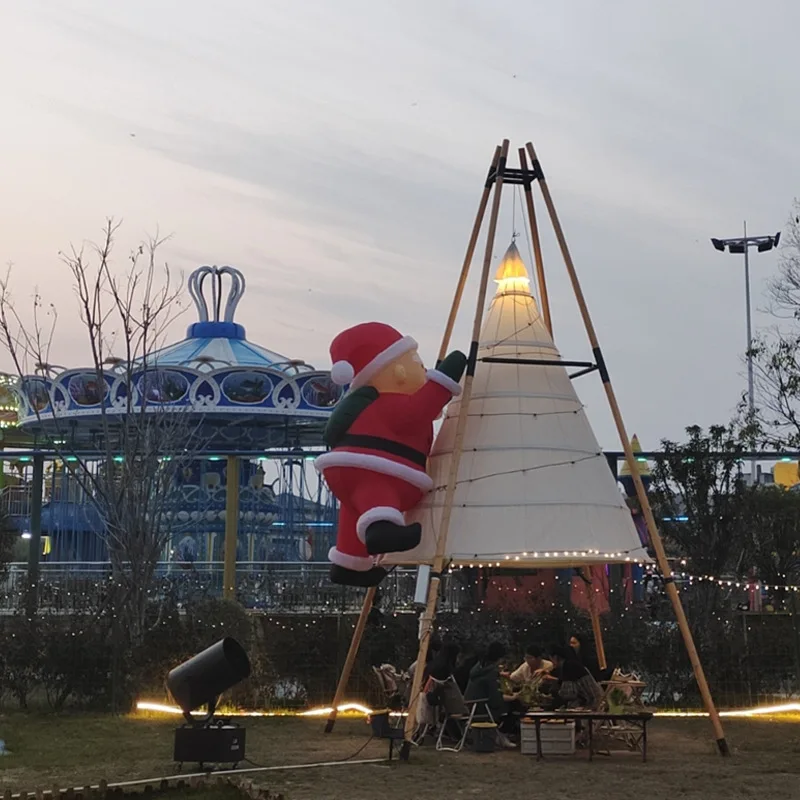 2023 new events wedding party decor tepee waterproof bamboo lantern tente tipi pyramid indian boho teepee tent for adults outdo