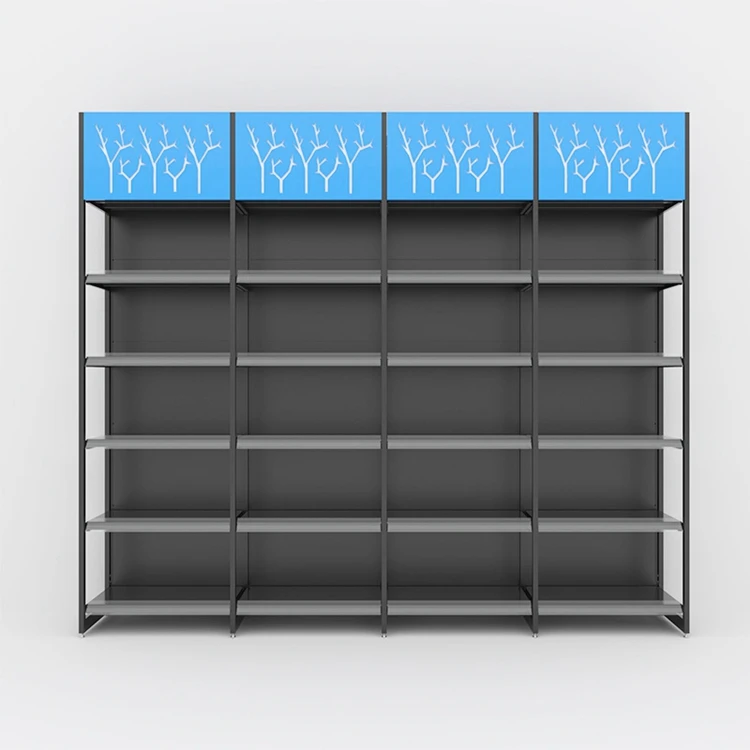 Retail Store Gondola Wholesale Steel Supermarket Store Shopping Display Racks Minimarket Shelf Units