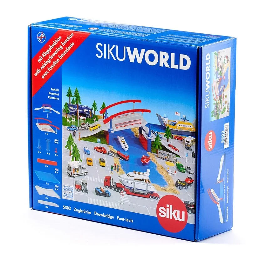 Siku 2024 New Promotional Buildings Toy Car Vehicle Diy Set Drawbridge 5503 Diy Toy Set For Kids