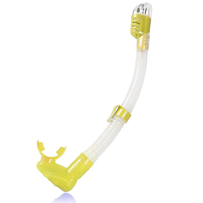 Swimming Snorkels Portable Silicone Snorkel Tube Breathing Tube Full Silicone Scuba Free Diving Wet Snorkel Tube For Adult