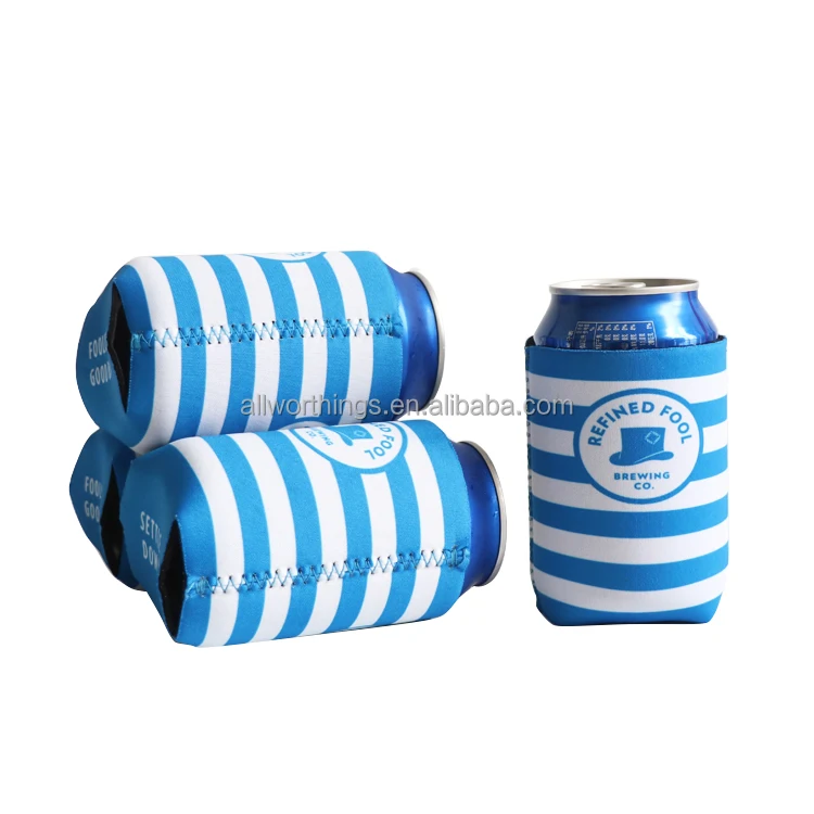 Custom printing 12 oz standard can cooler sleeve with your logo