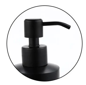 Soap Bottle Dispensers Hand Set for Bathroom with Stainless Steel Pumps