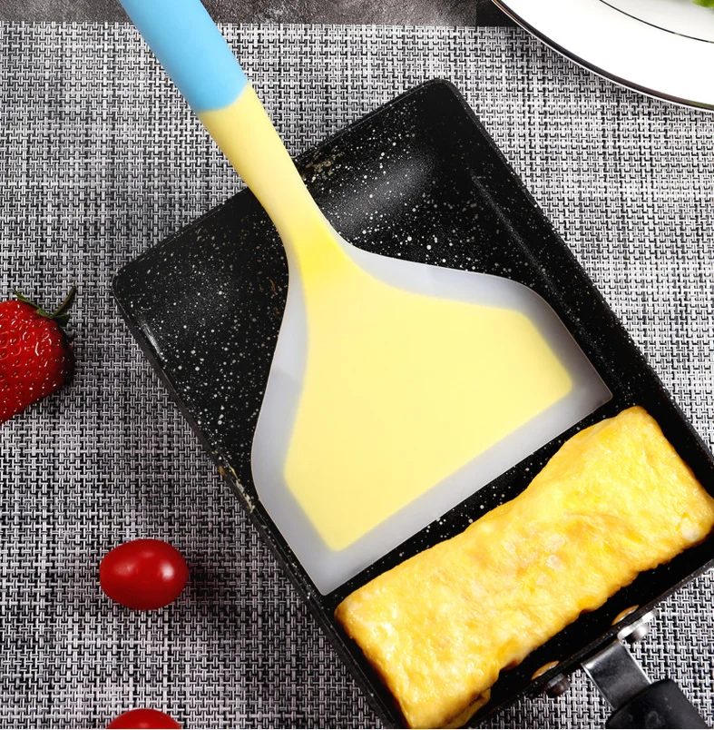 Silicone Spatulas Beef Meat Egg Kitchen Scraper Wide Pizza Shovel Non-stick Turners kitchen cooking tools