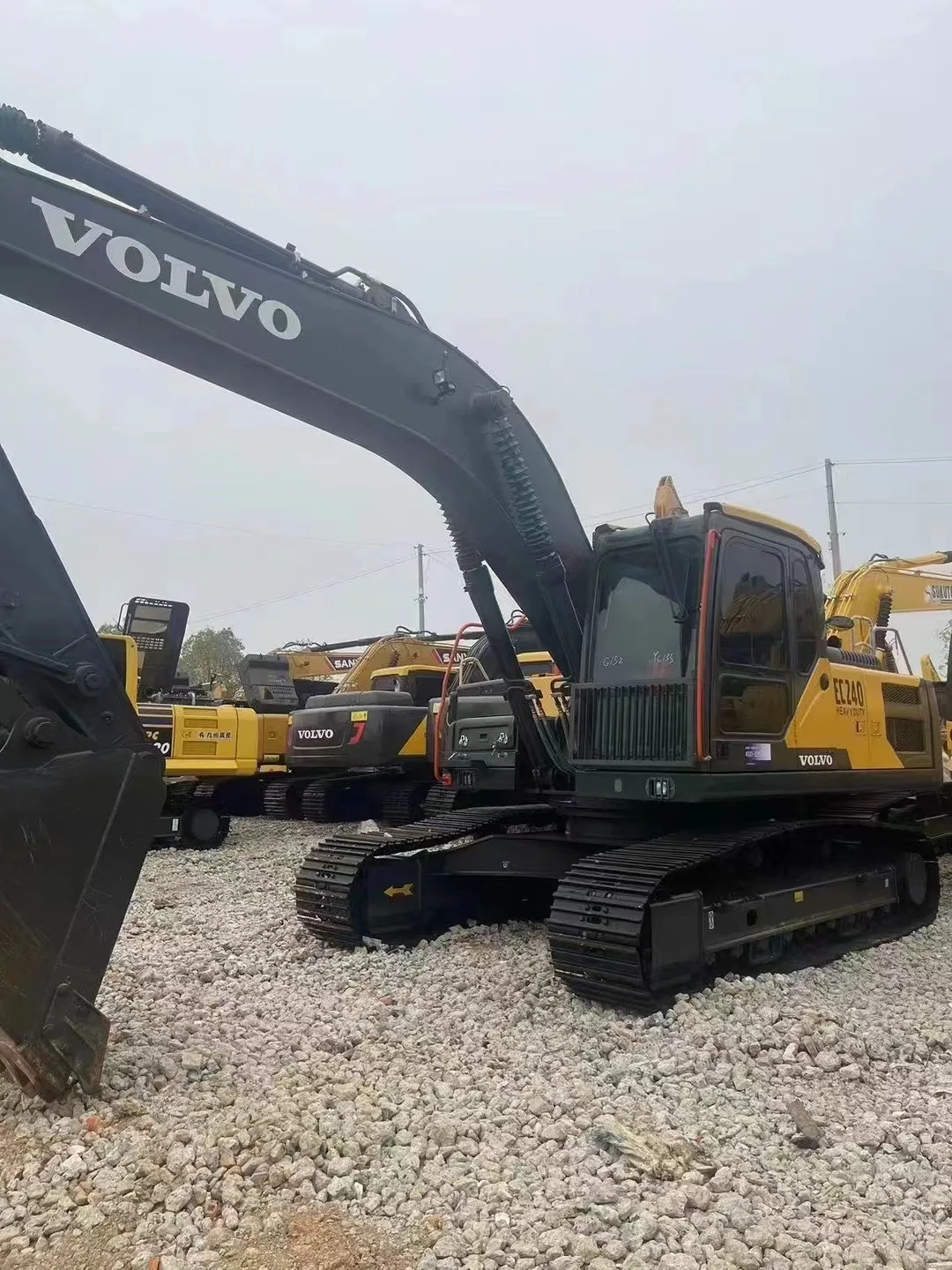 Hot sell  used second hand excavator  Volvo  EC 240 24 tons with good price for sale