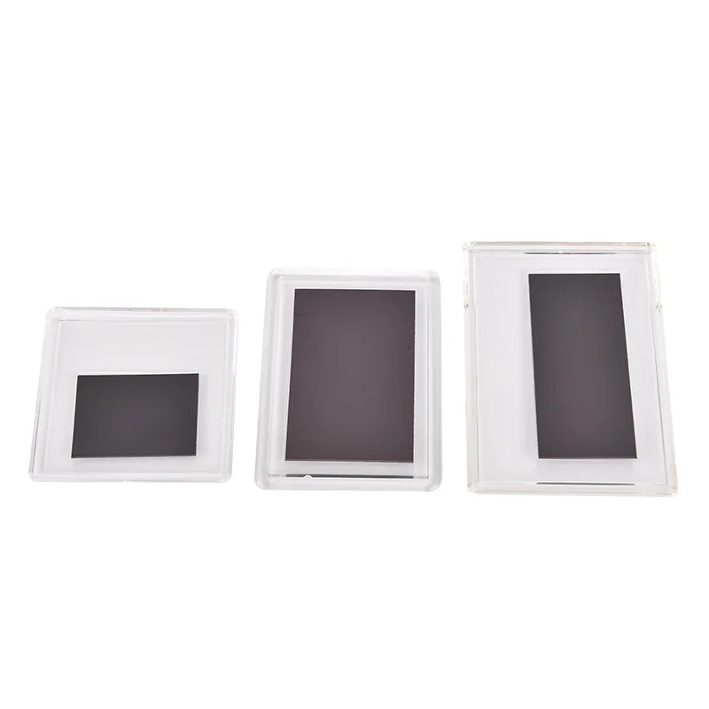 4 x 6inch magnetic Photo frame Transparent refrigerator sticker Photo display commemorative photo frame