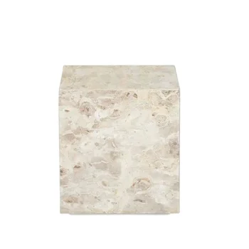 Customization Natural Marble Furniture Series Cube Coffee Side Table Homemade Table Tops