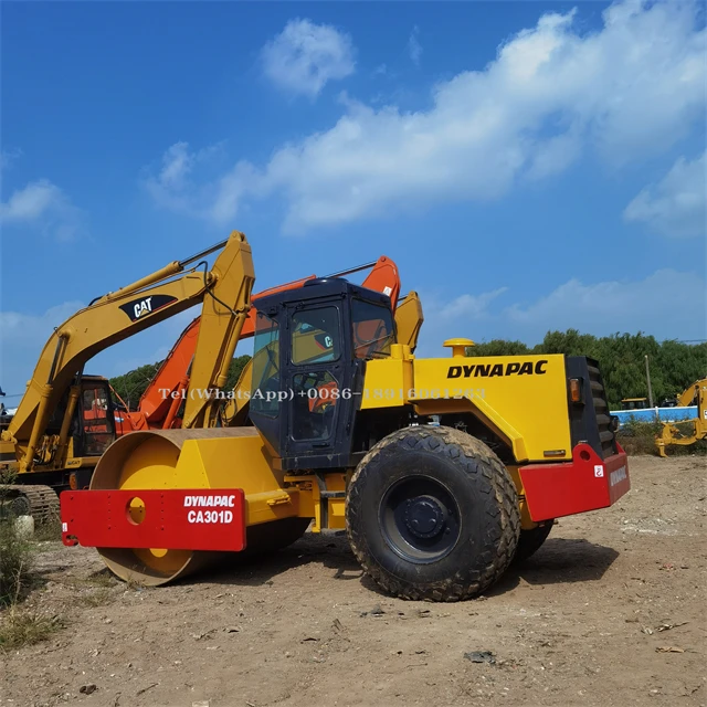 Secondhand 20 ton road leveling ZTE machine CA301D road roller on sale in stock