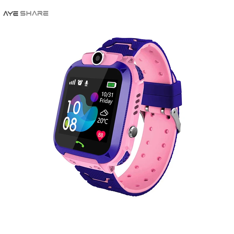 
2020 2G Sim Card Intelligent Wereables Children Smart Watch mobile Phone for Kids Smartwatch 2019 