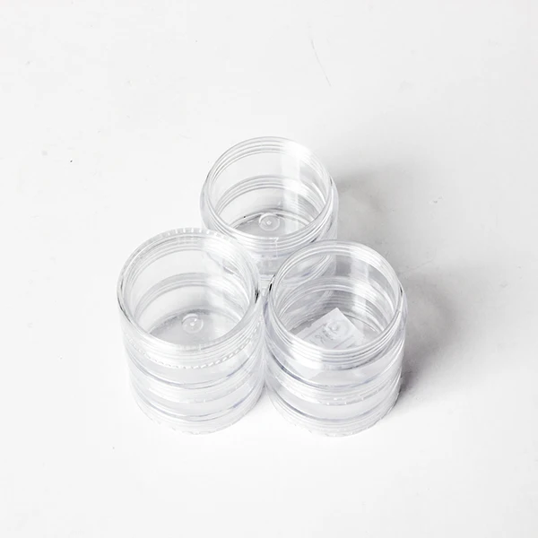 21834 6pcs stackable bead storage box stationary storage box