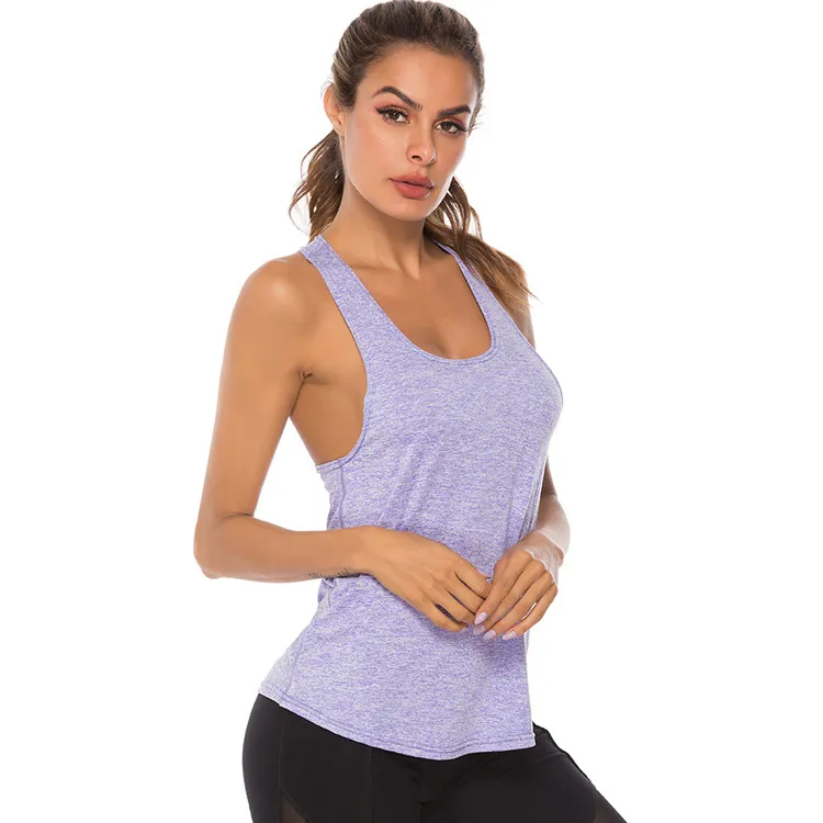 2020 New Arrival Fashion Sleeveless Gym Wear Loose Fit Sportswear OEM Service Fitness & Yoga Wear Adults Top Tank for Women