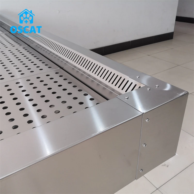 OSCAT reliable brand electric dissection table autopsy station embalming table stainless steel material manufacture