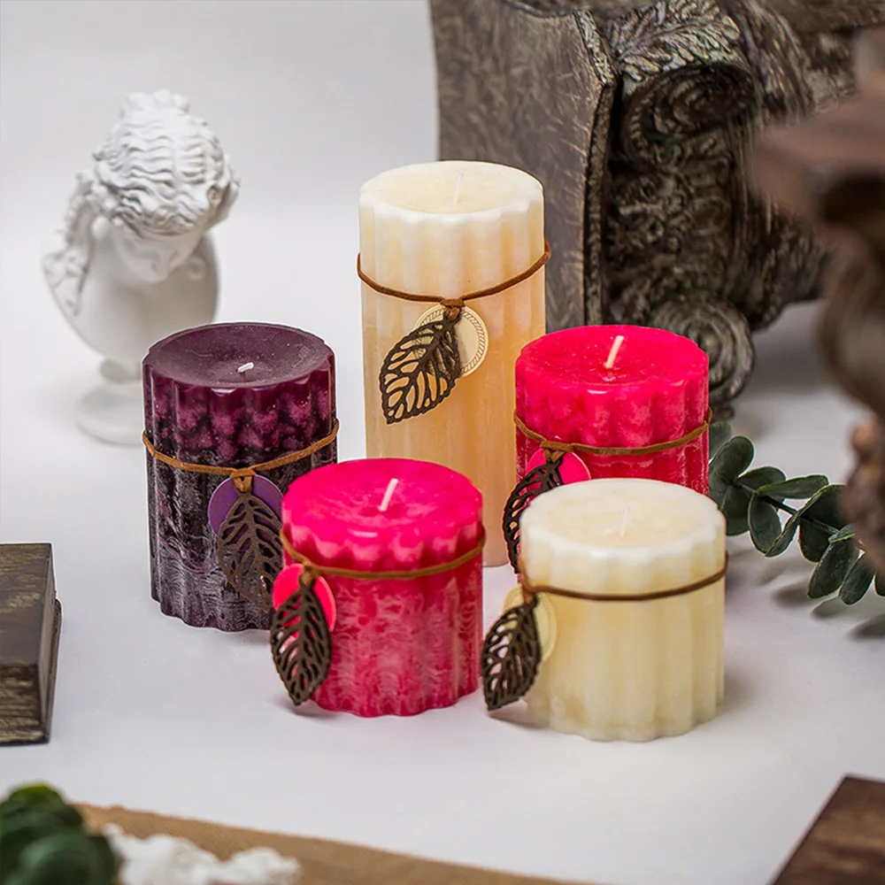 Organic Scented Aromatherapy Candlesdecorative Soy Wax Rose  Wholesale Mini Scented Candles Private Label Kits