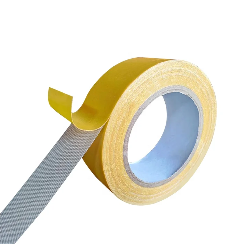 Factory double side adhesive tape bonding carpet,self adhesive polyester carpet edge binding tape for carpet
