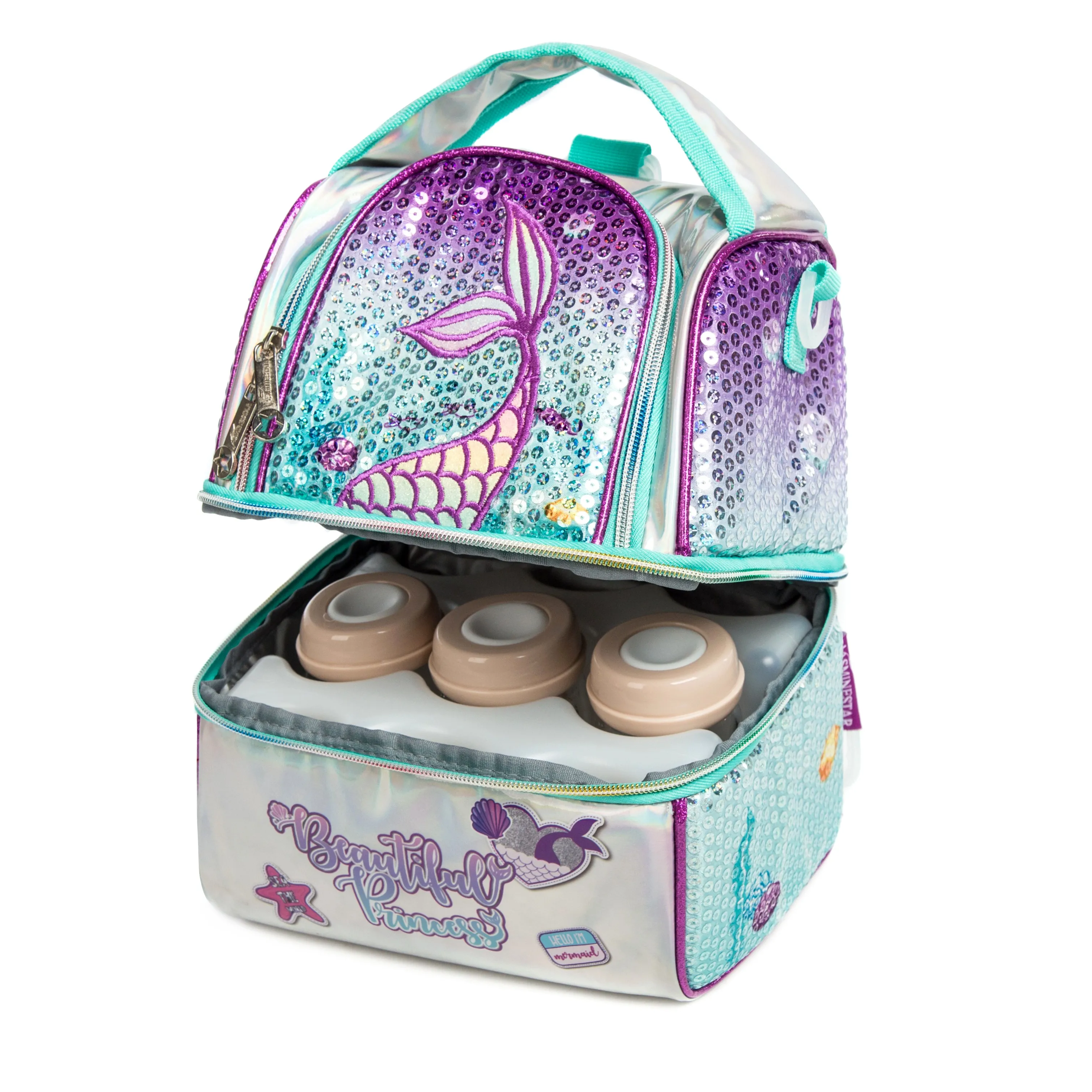 Customize Print Small Mini Children Lunch Box Tote Bag For School Kids Women Office Work Insulated Lunch Bag