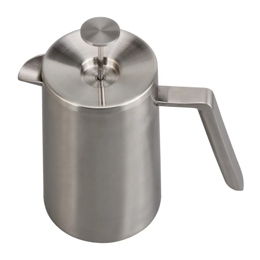2021 New Fashion French Press Coffee Maker with Stainless Steel