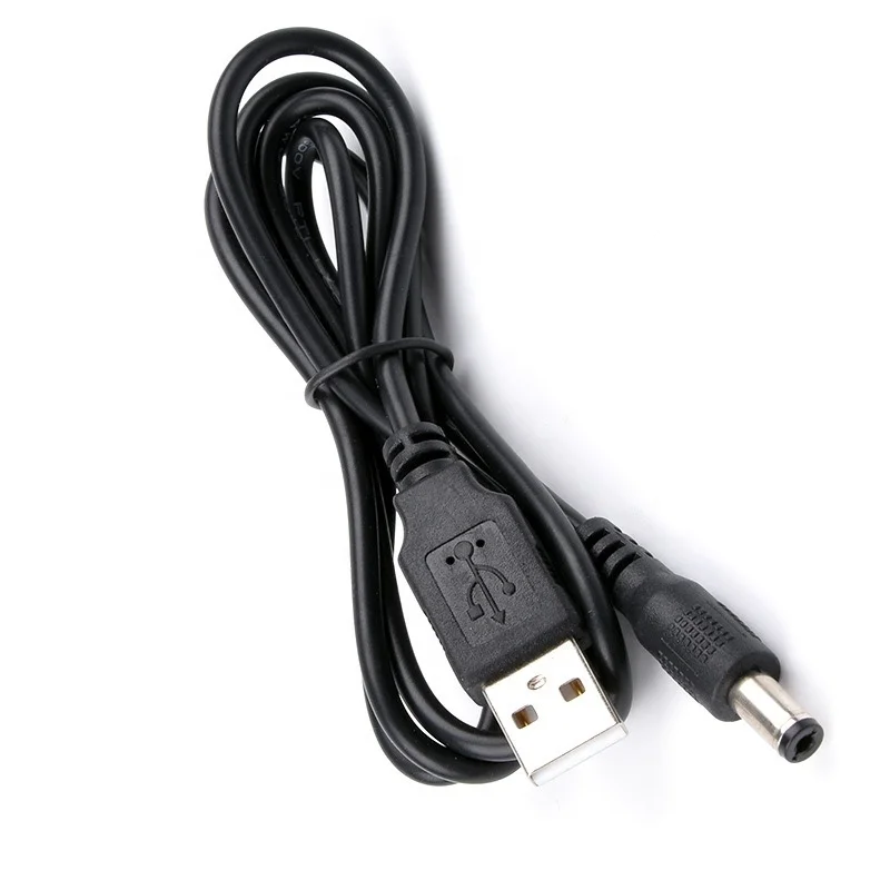 2.0 Version USB To DC 5.5X2.1 Or DC 5.5X2.5MM Jack Charging Power Cable