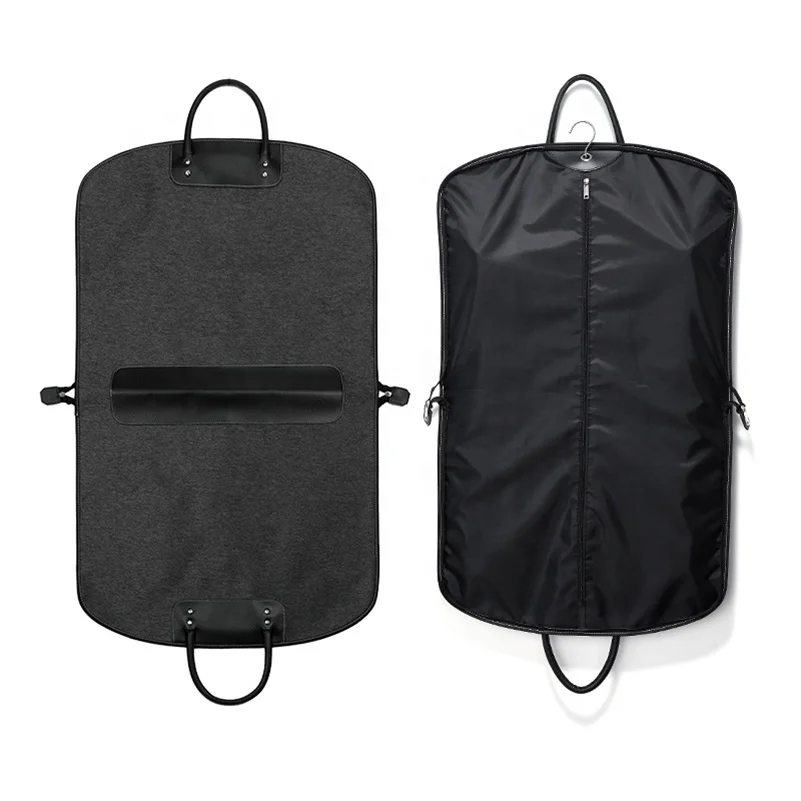 Hanging Garment Bag Lightweight Suit Bags Nylon Stitching Leather Dust Cover for Closet Clothes Storage Dress Bag Garment