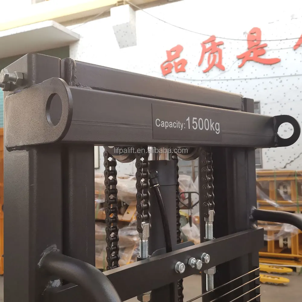 2000kg Hydraulic Battery Semi Electric Pallet Stacker