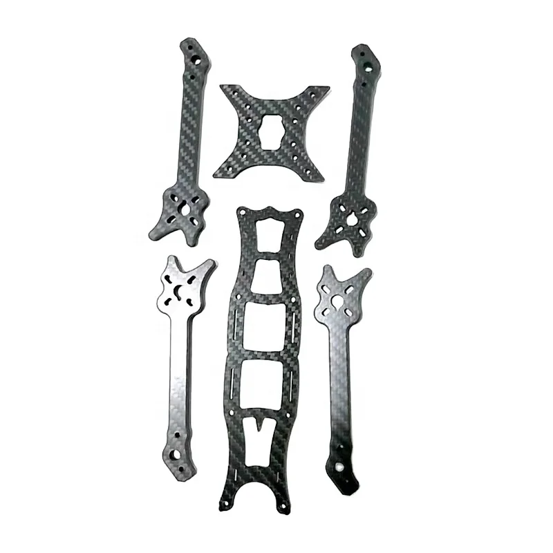 Custom 3K plain light profiled carbon fiber sheet