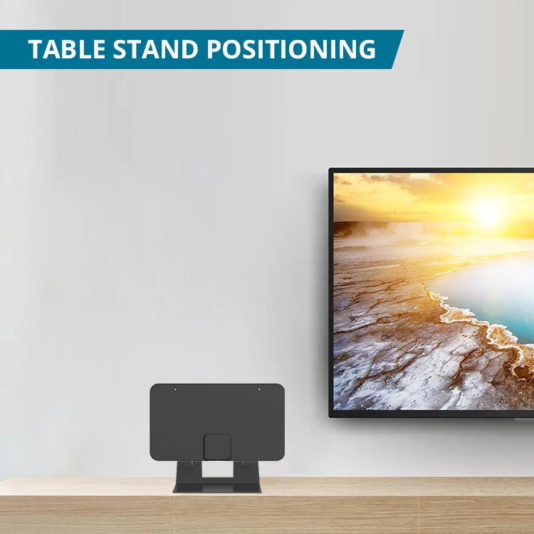 Усиленная комнатная цифровая ТВ-антенна HD дальнего радиуса действия