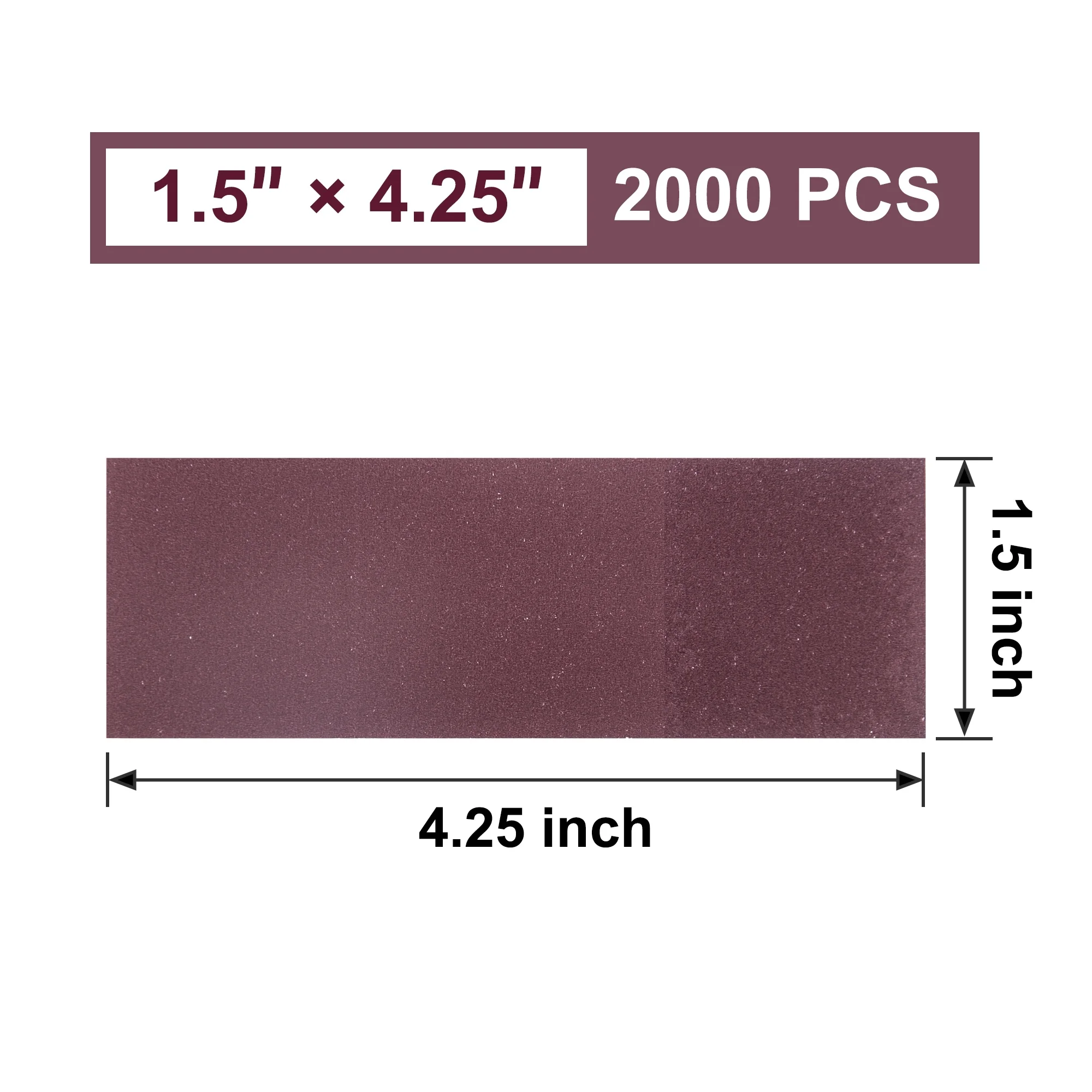 Burgundy Colored Paper Napkin Band 2000 / Box