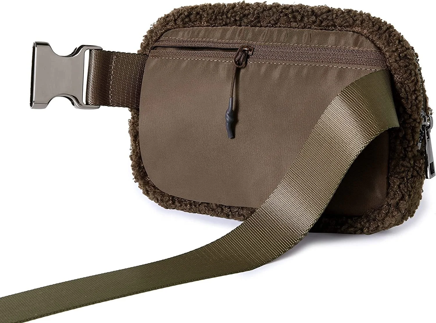 Lulu Стиль поясная сумка Lulu подстежка на искусственном меху пушистый флисовое поясная сумка