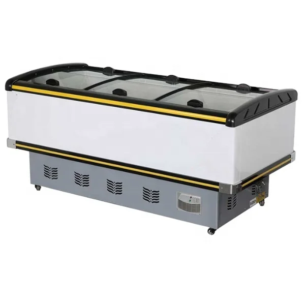 SD/SC-2500 пользовательские мясо торговое оборудование охлажденных мясо охладитель морозильная витрина