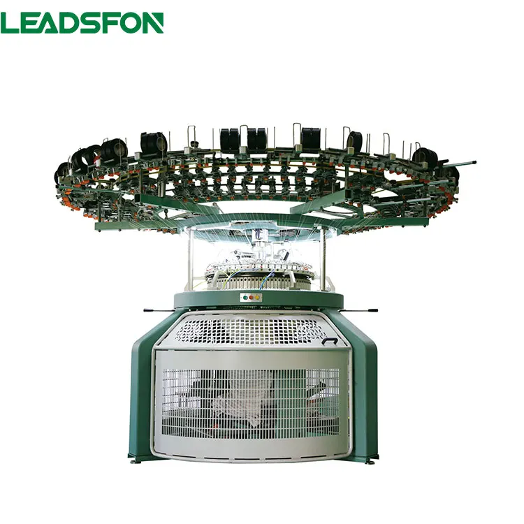 Leadsfon Manufacturer Single Sided Professional Computerized RoundTerry Knitting Machines