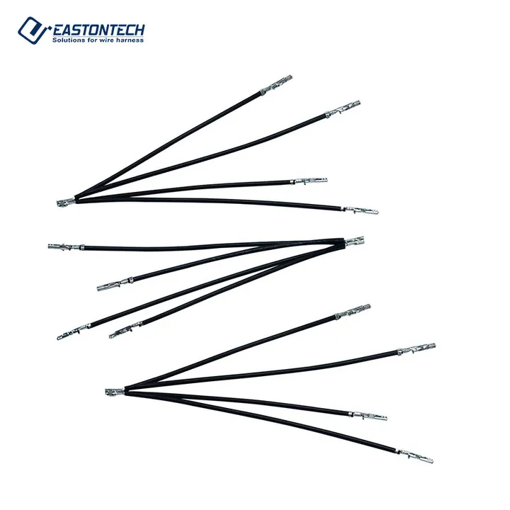EW-8040 Fully Automatic electric wire cutting stripping and terminal crimping machine four wire joint connect machine