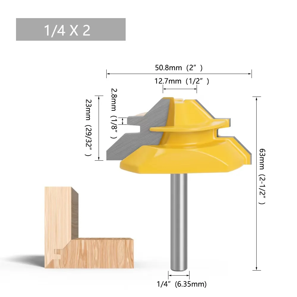 woodworking 45 degree mortise and tenon joint panel direct selling line cutter