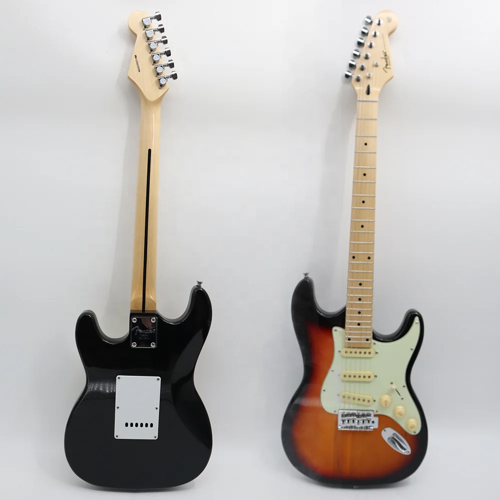 Yujing OEM ODM order ST basswood body maple neck hot sell 6 string electric guitar