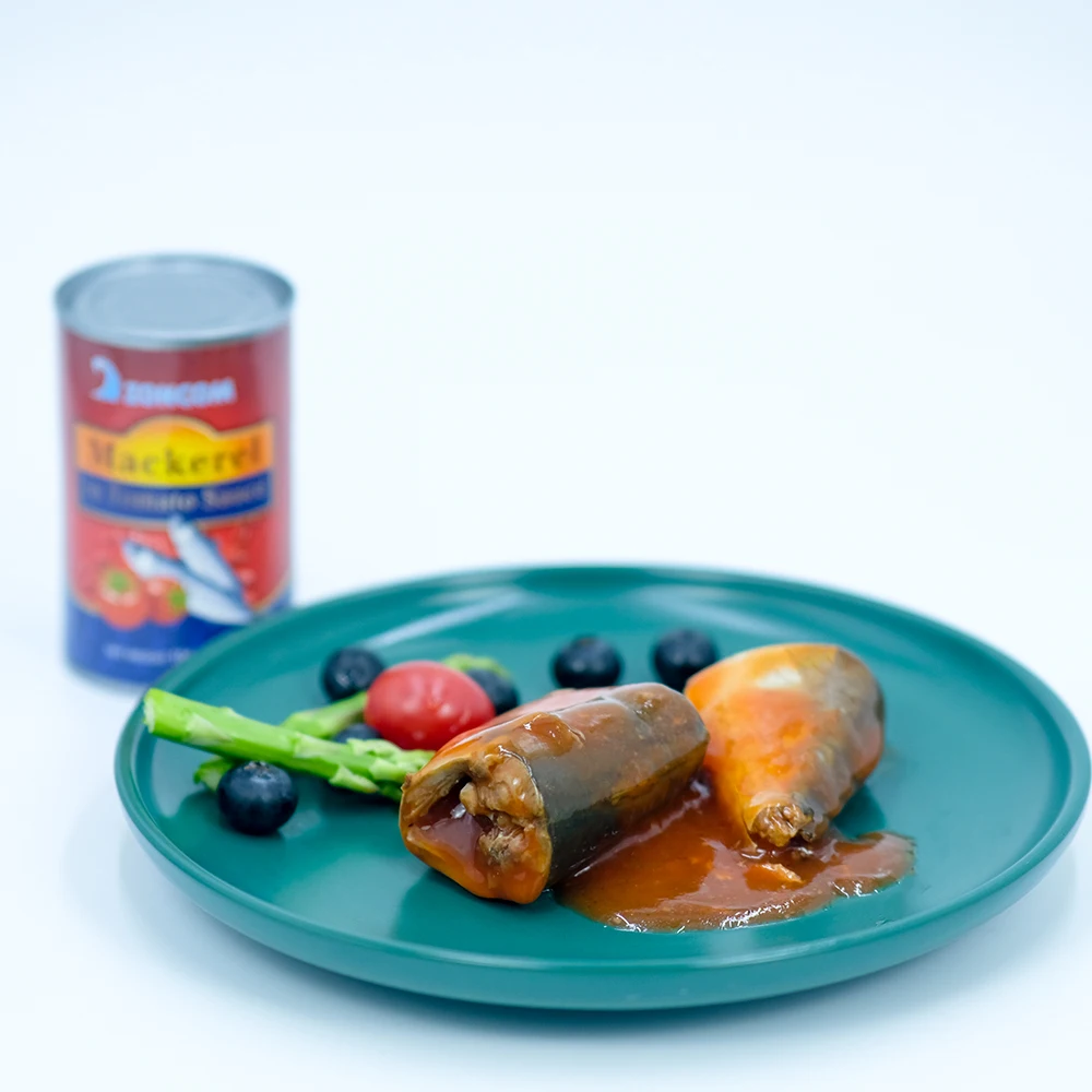 155G ZONCOM Customized OEM Canned Fish Halal Certified Mackerel Factory Price Body Style Preserved Syrup Oil Brine Preservation