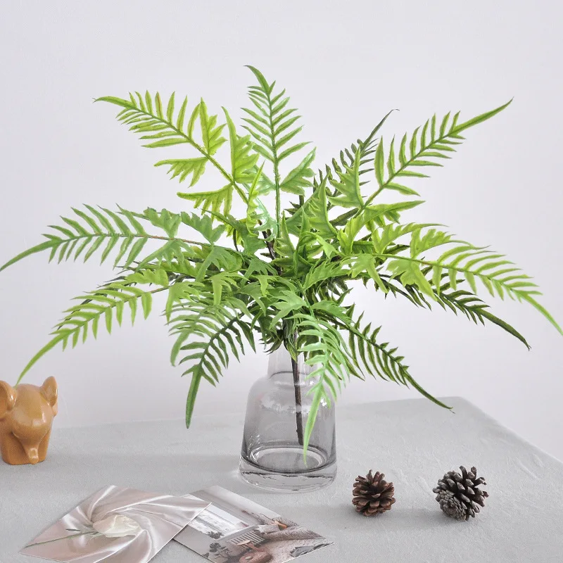 Оптовая Продажа искусственная трава персидская Pteridium в горшке искусственное растение имитация папоротника для домашнего свадебного украшения