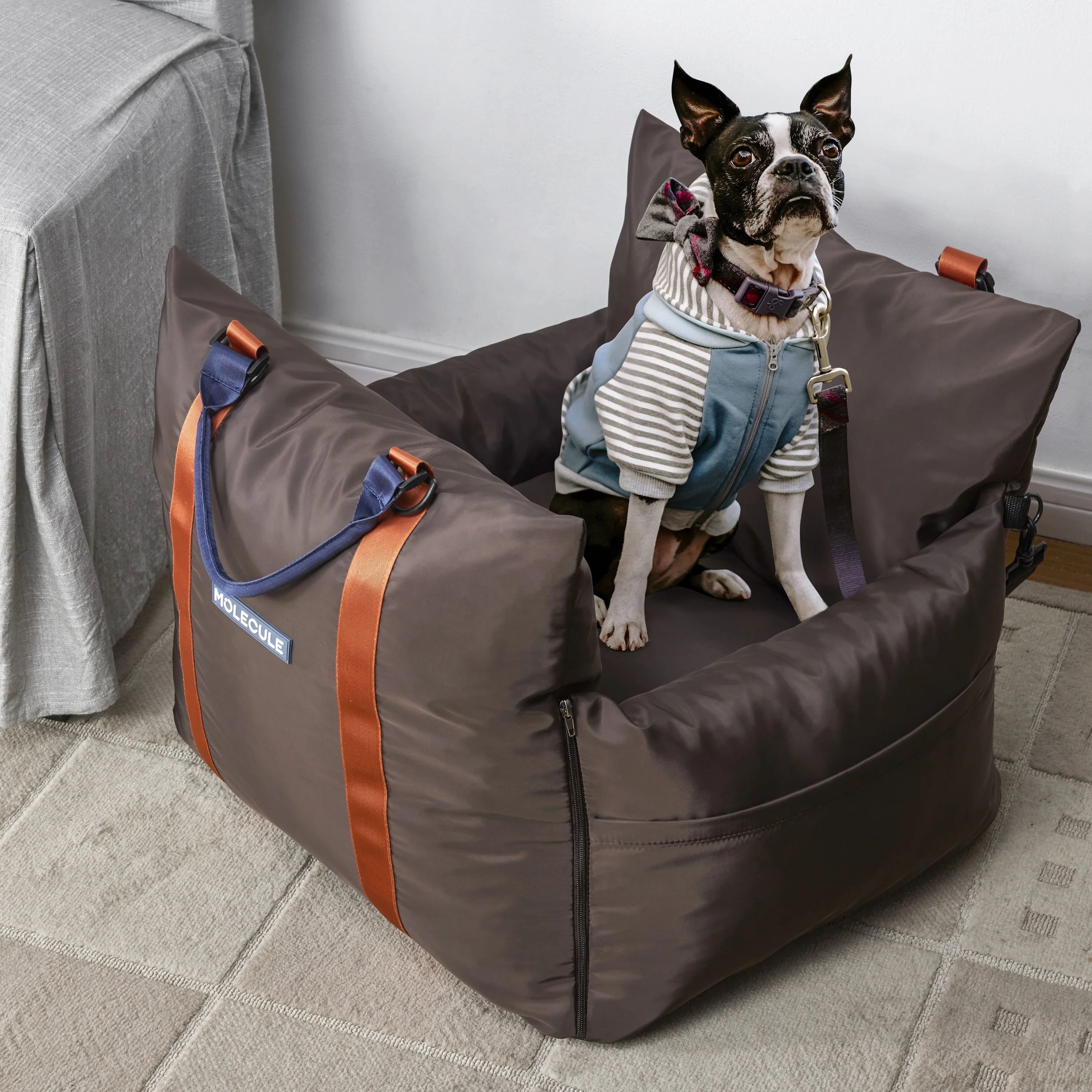 
Luxury Dog Car seat Multi functional Pet Bed Portable Travel Dog bed With Handle Dog Car Mat 