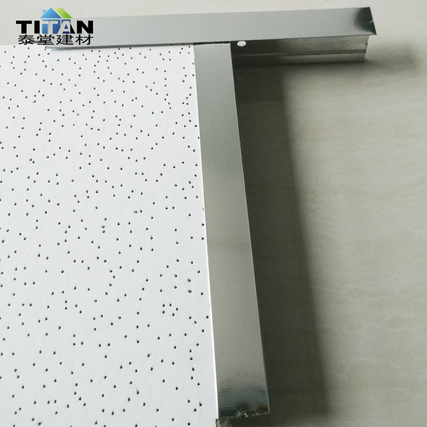 Mineralfaserplatte Plafond Acoustique Suspended Ceiling Plates 60X60 Soundproof Ceiling Tiles White