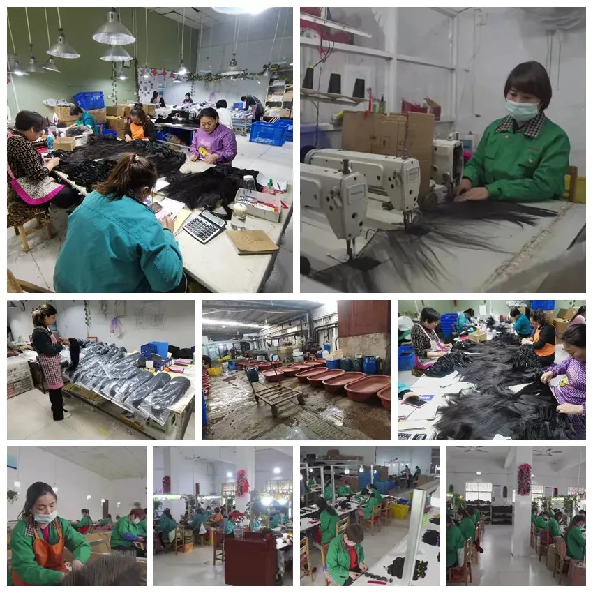 Natural Color Virgin Peruvian Straight Human Hair Bundles With Lace Closure, Free Sample Cuticle Aligned Human Hair