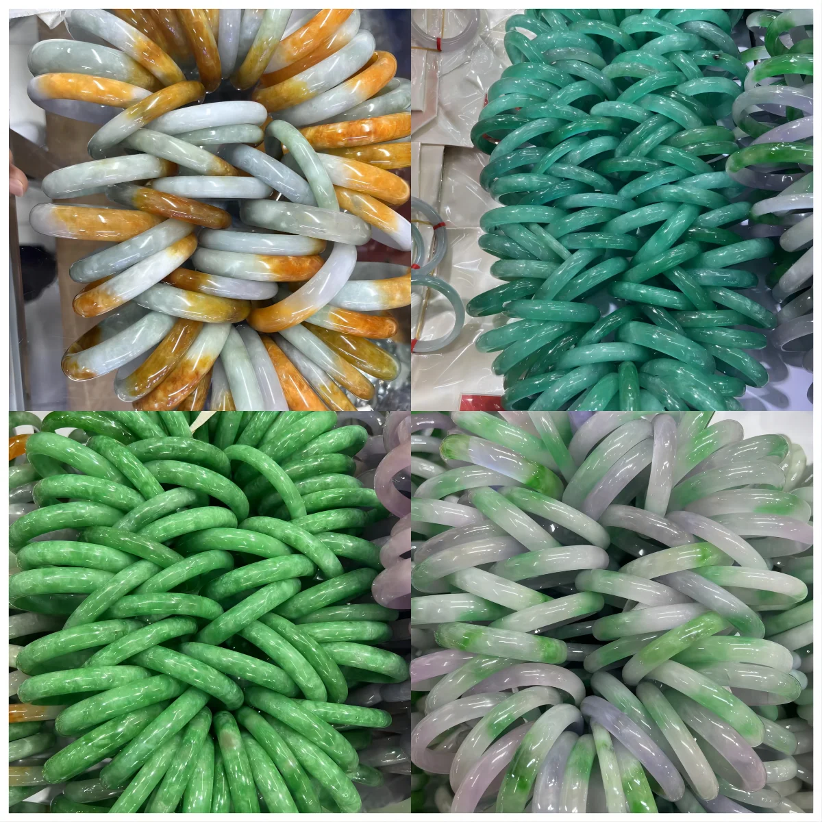 Wholesale 56~60mm Natural Myanmar Dark Water Blue Color Jade Jadeite Jade Adult Bangle Charm Bangles For Women