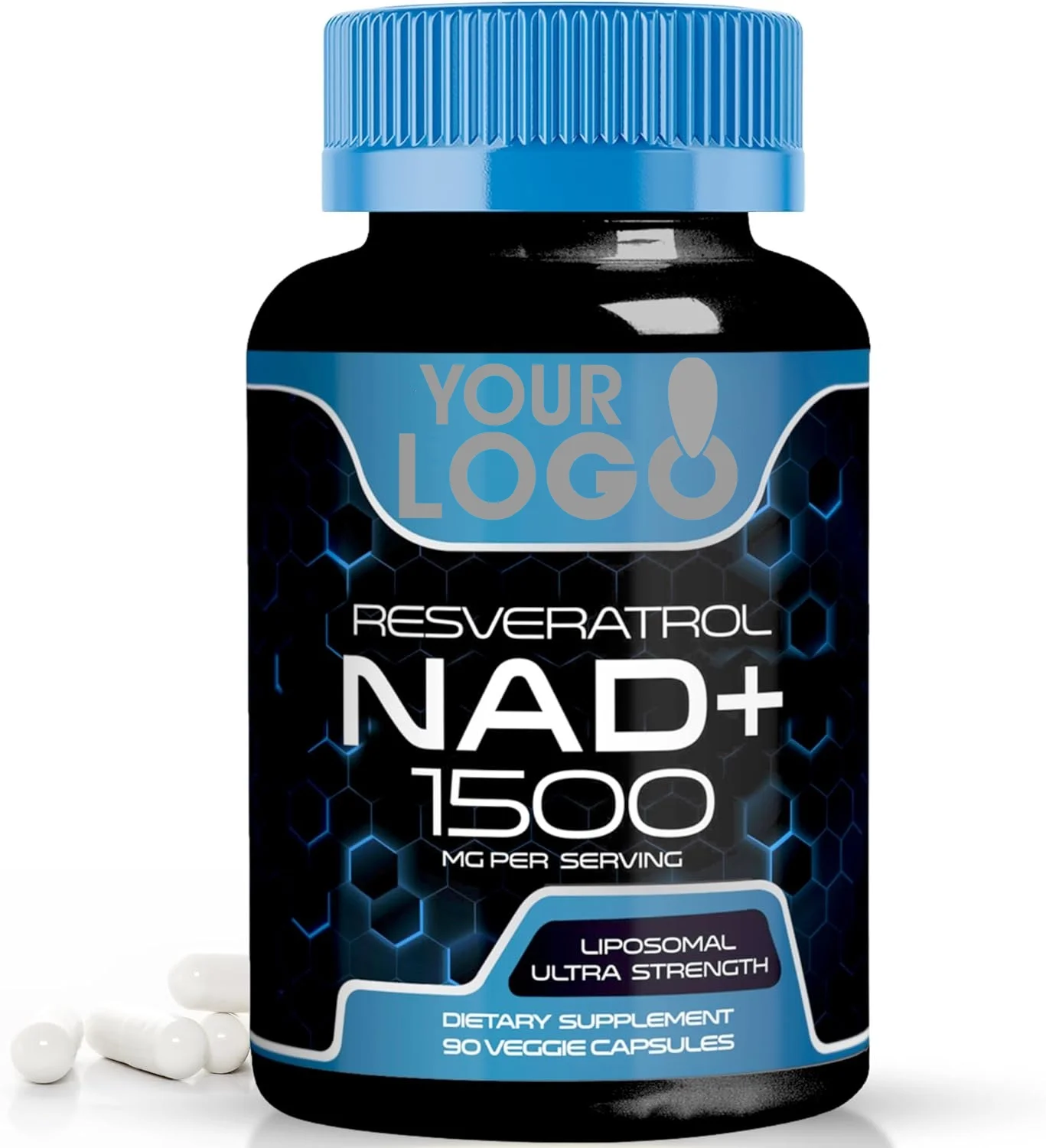 OEM 1500mg NAD Supplement Liposomal NAD+ Capsules with Resveratrol Nad Plus Boosting Supplement Support Stamina & Healthy Aging
