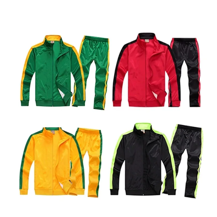 
Wholesale Yellow Unisex Sports Wear Set,Mens Jogging Tracksuit ,Tracksuits For Men Custom 