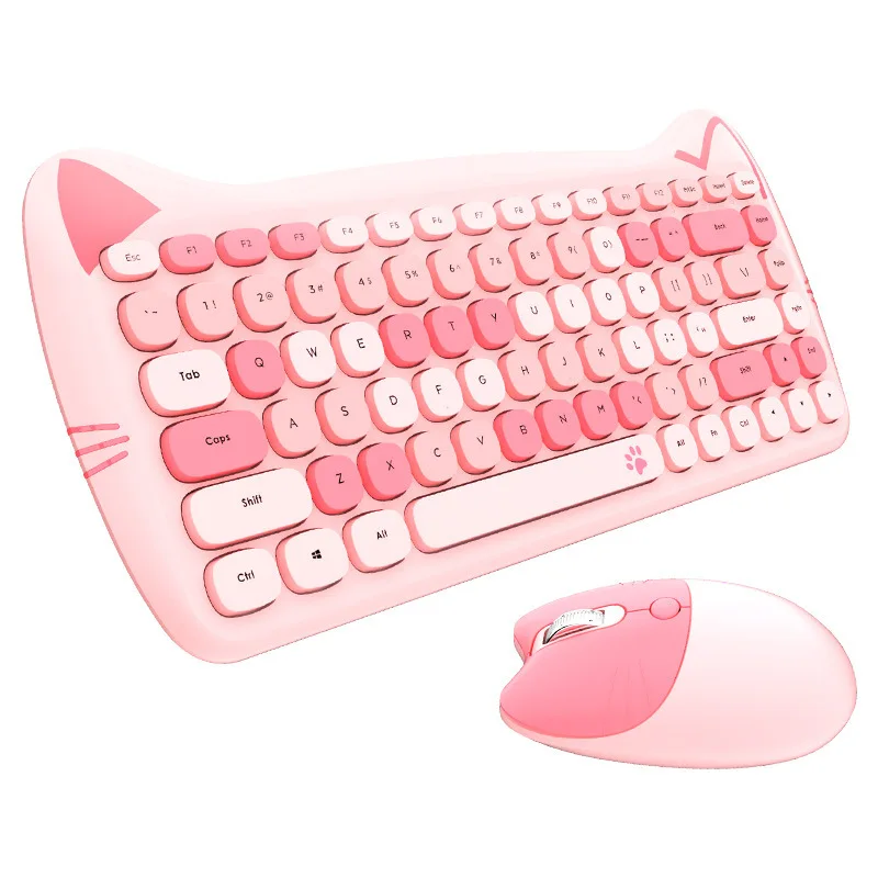 Беспроводная клавиатура и мышь MOFII Cat 2 4g мини-Кот для бизнеса