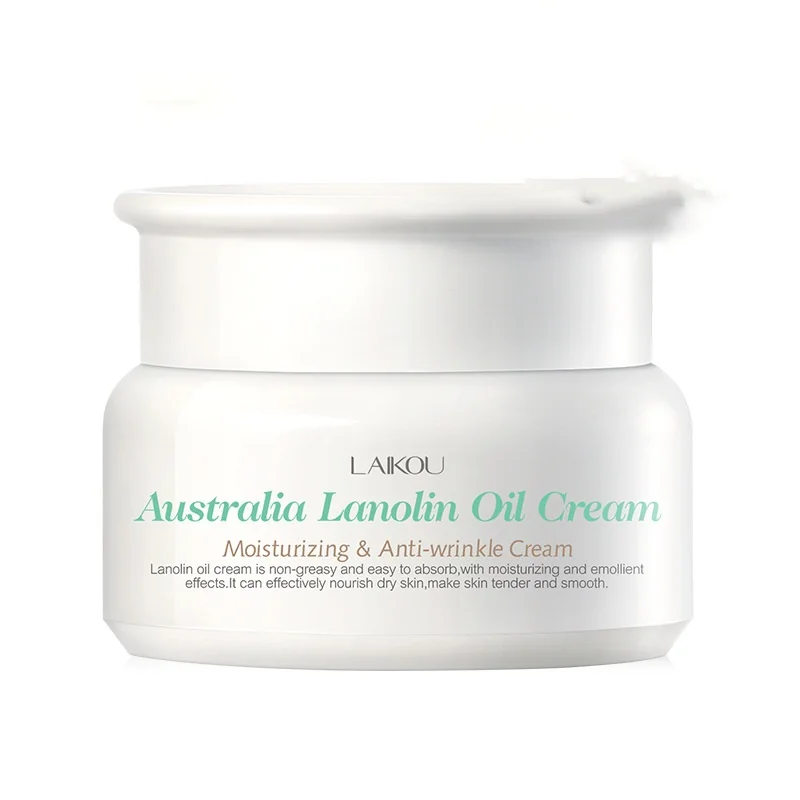 Wool oil moisturizing anti-wrinkle cream, repair damaged skin moisturizing whitening face cream & lotion